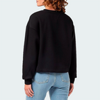 Buzo Tommy Jeans Relaxed Fit Negro Mujer