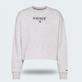 Buzo Tommy Jeans Relaxed Fit Gris Mujer