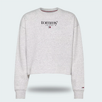 Buzo Tommy Jeans Relaxed Fit Gris Mujer