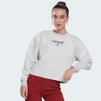 Buzo Tommy Jeans Relaxed Fit Gris Mujer