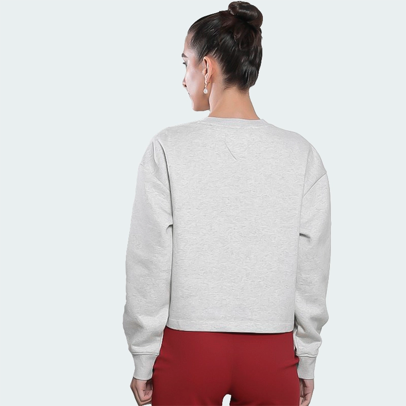 Buzo Tommy Jeans Relaxed Fit Gris Mujer