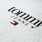 Buzo Tommy Jeans Relaxed Fit Gris Mujer