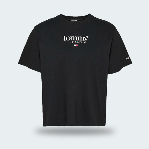 Camiseta Tommy Jeans Classic Essential Negro Dama