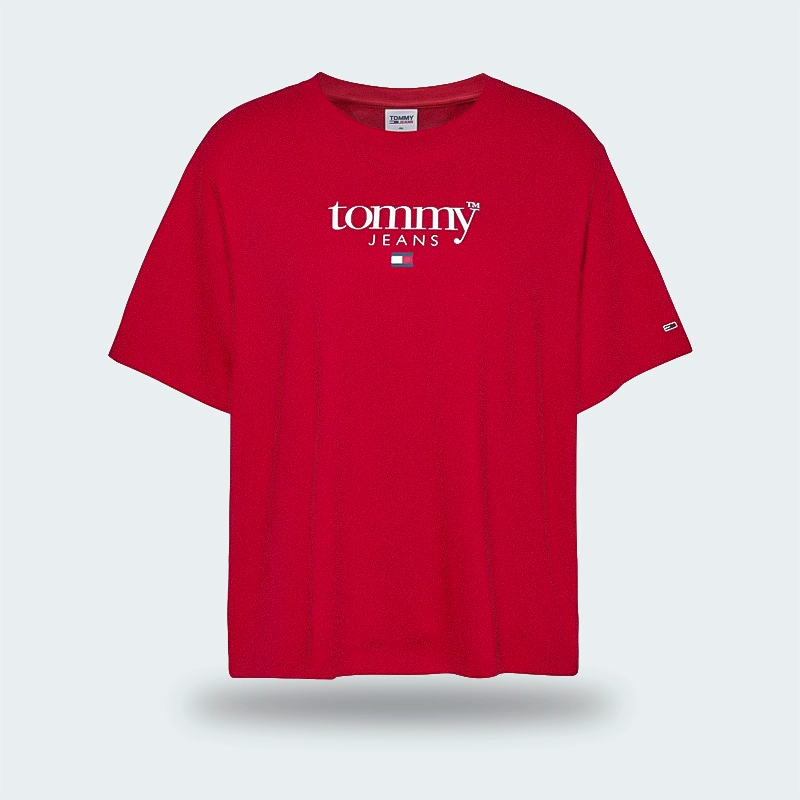 Camiseta Tommy Jeans Classic Essential Negro Dama