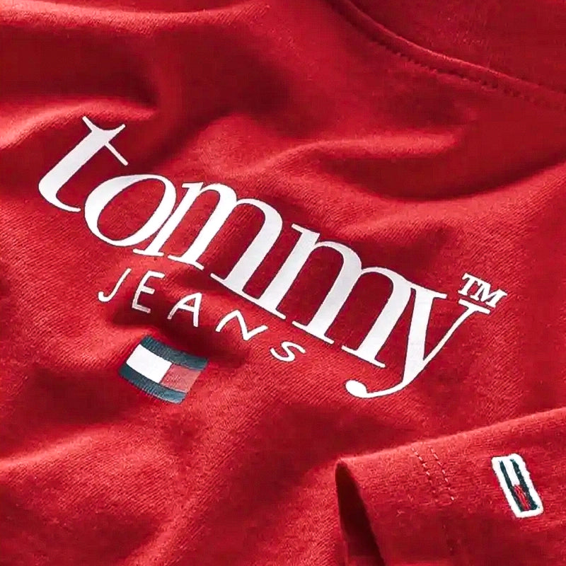 Camiseta Tommy Jeans Classic Essential Negro Dama