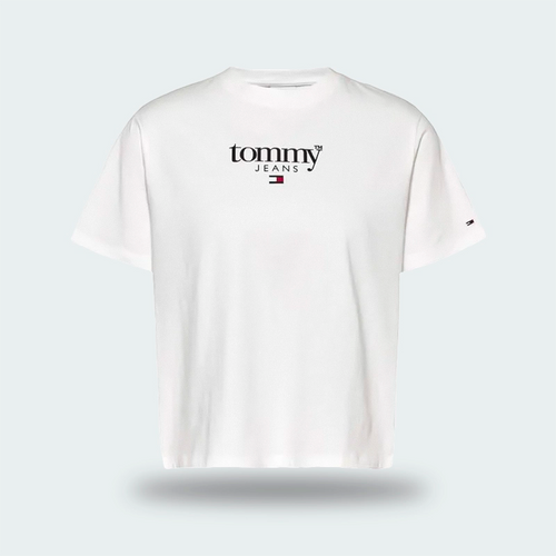 Camiseta Tommy Jeans Classic Essential Negro Dama