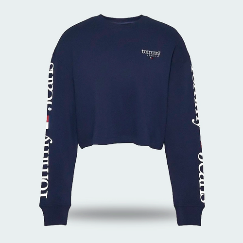 Camibuzo Tommy Jeans Modern Cropped Oversize Para Dama