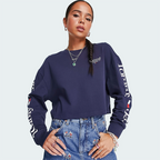 Camibuzo Tommy Jeans Modern Cropped Oversize Para Dama