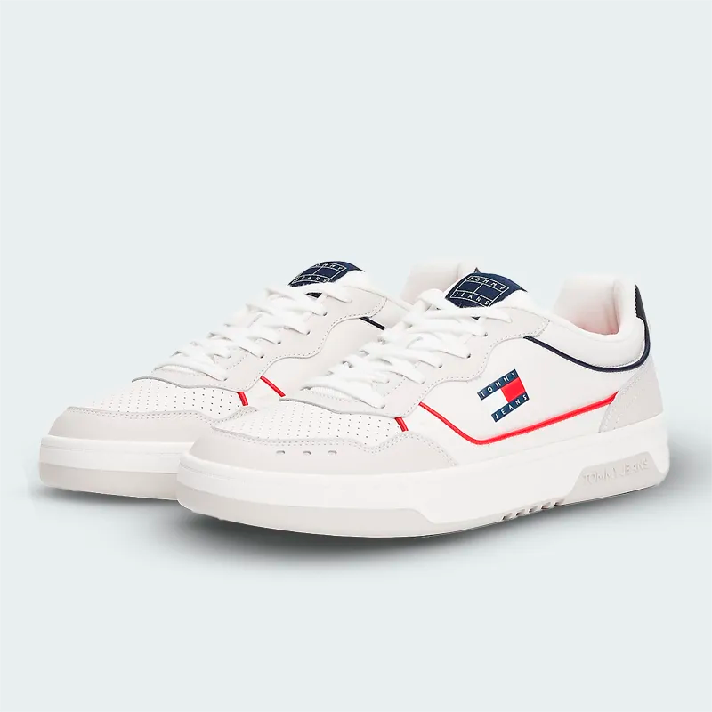 Tenis Tommy Hilfiger Cupsole Blanco Hombre