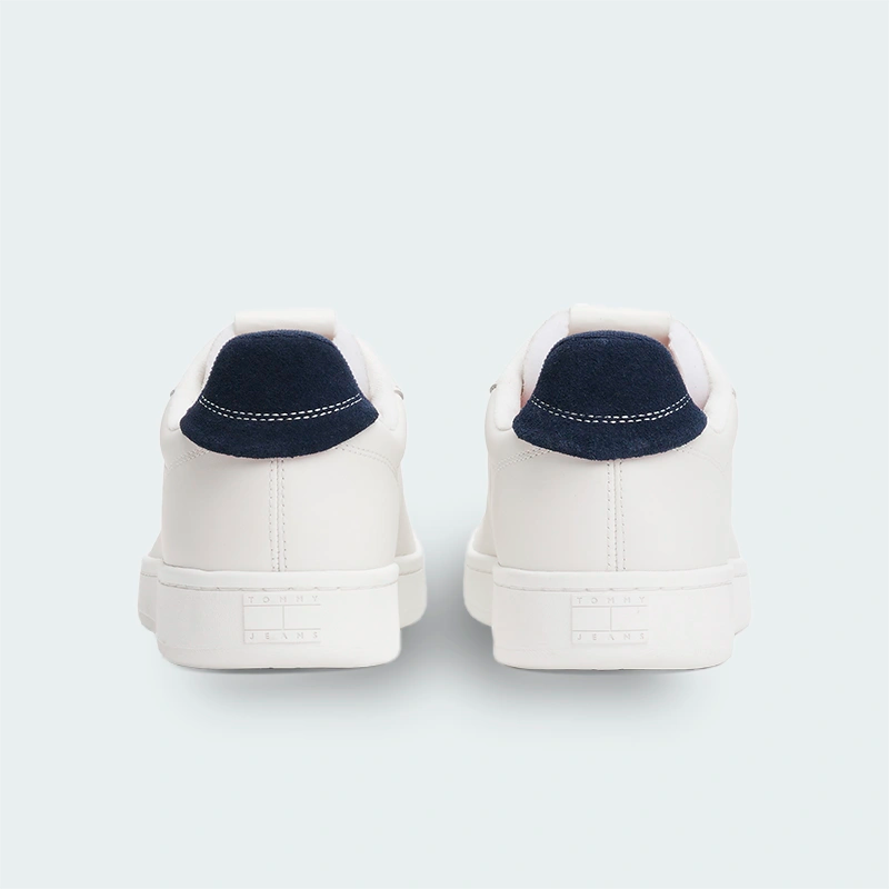 Tenis Tommy Hilfiger Archive Court Trainers Blanco Hombre