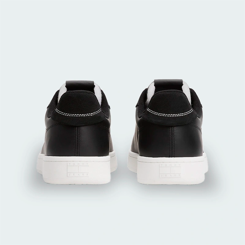 Tenis Tommy Hilfiger Archive Court Trainers Negro Hombre
