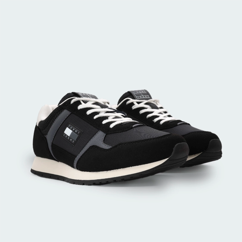 Tenis Tommy Hilfiger TJM Runner Casual Negro Hombre