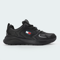 Tenis Tommy Hilfiger Runner Leather Negro Hombre