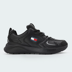 Tenis Tommy Hilfiger Runner Leather Negro Hombre