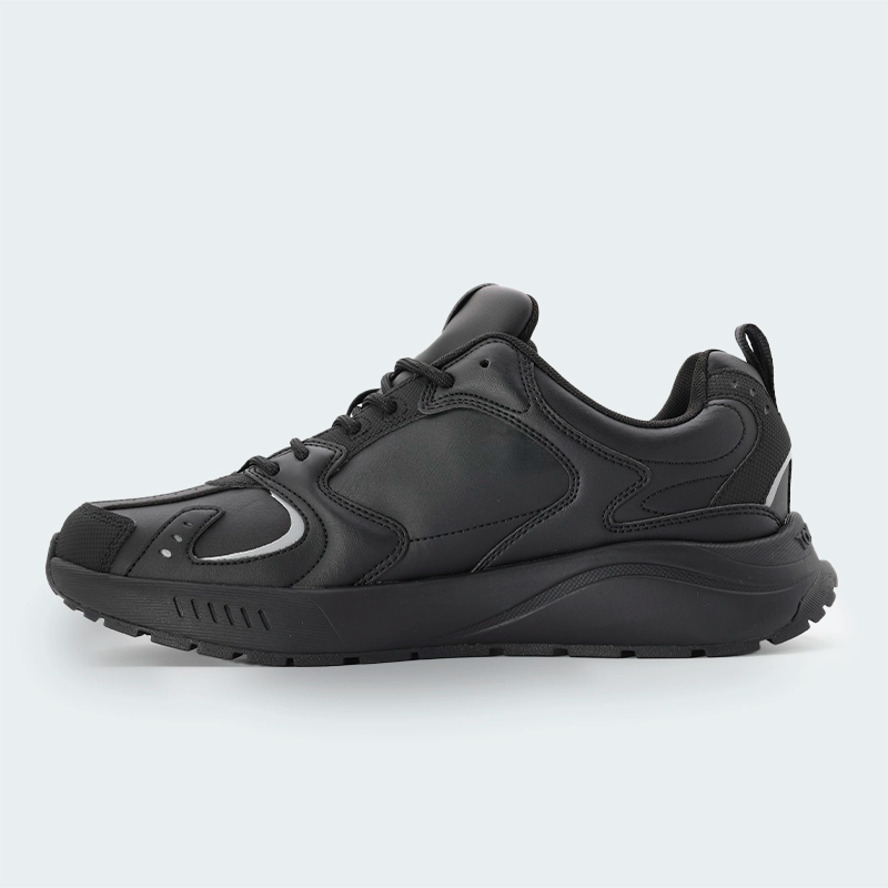 Tenis Tommy Hilfiger Runner Leather Negro Hombre