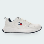 Tenis Tommy Hilfiger Runner Leather Blanco Hombre