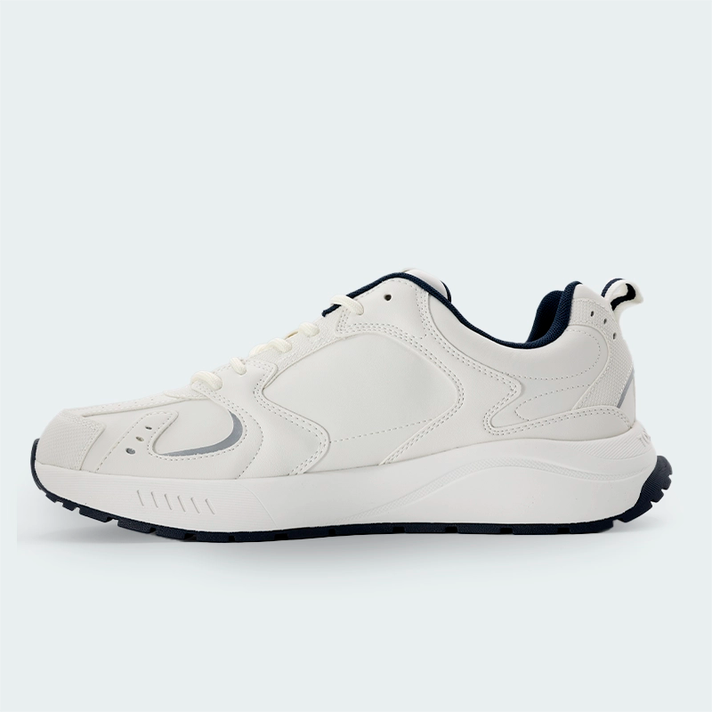 Tenis Tommy Hilfiger Runner Leather Blanco Hombre