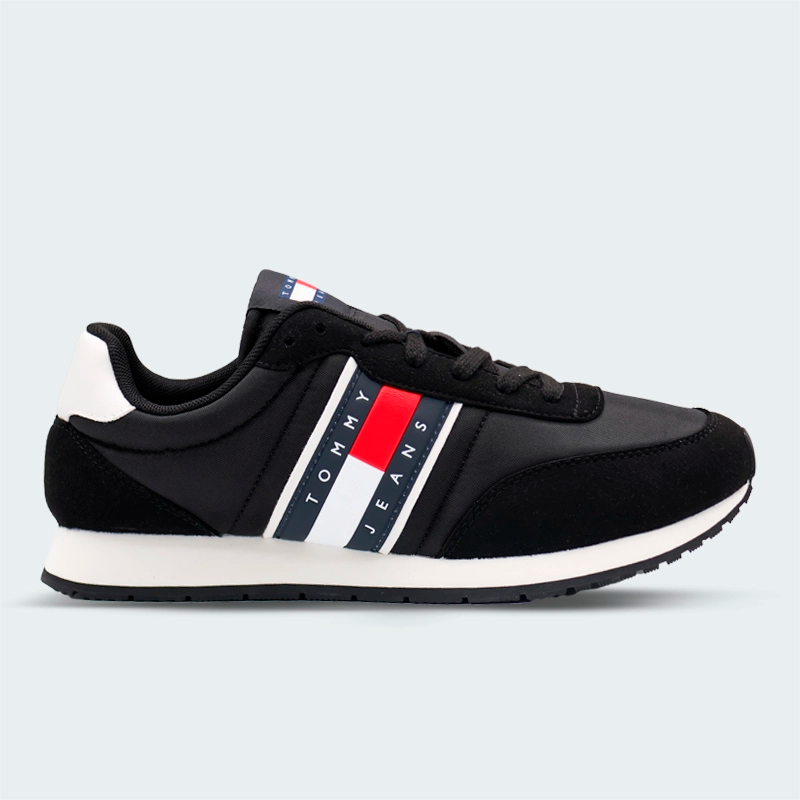Tenis Tommy Hilfiger Classic Runner Negro Hombre