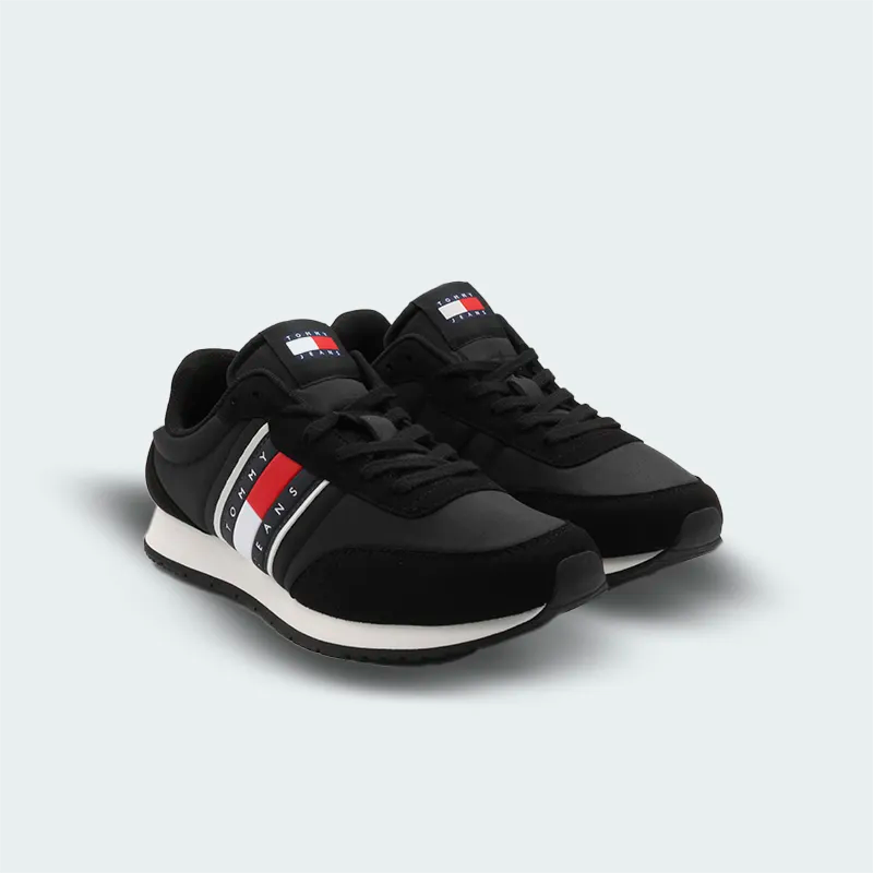 Tenis Tommy Hilfiger Classic Runner Negro Hombre