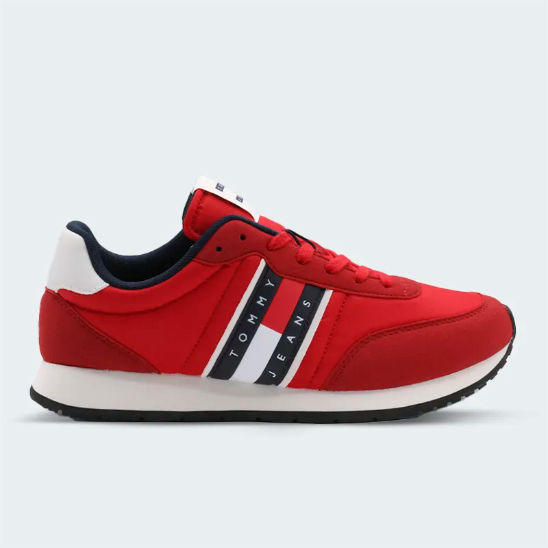 Tenis Tommy Hilfiger Classic Runner Rojo Hombre