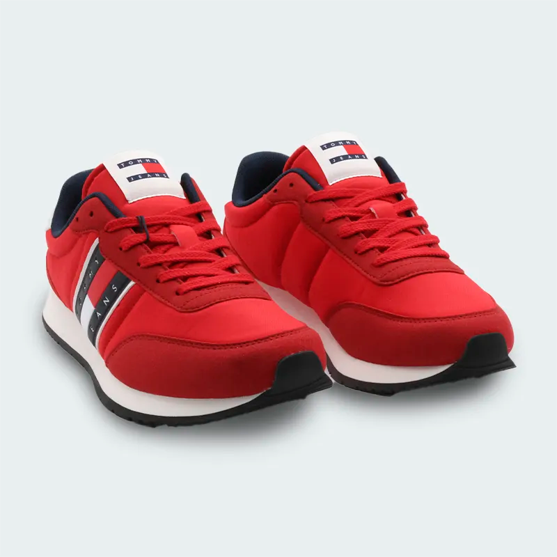 Tenis Tommy Hilfiger Classic Runner Rojo Hombre