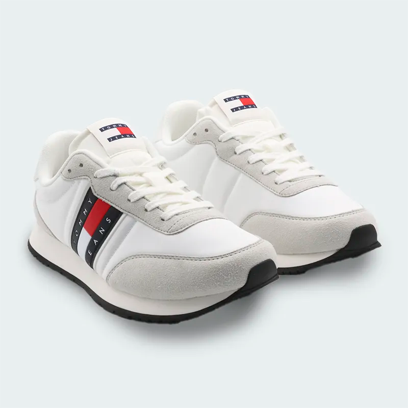 Tenis Tommy Hilfiger Classic Runner Blanco Hombre