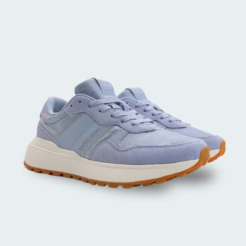 Tenis Tommy Hilfiger Suede Cleat Trainers Azul Mujer