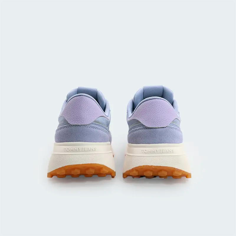 Tenis Tommy Hilfiger Suede Cleat Trainers Azul Mujer