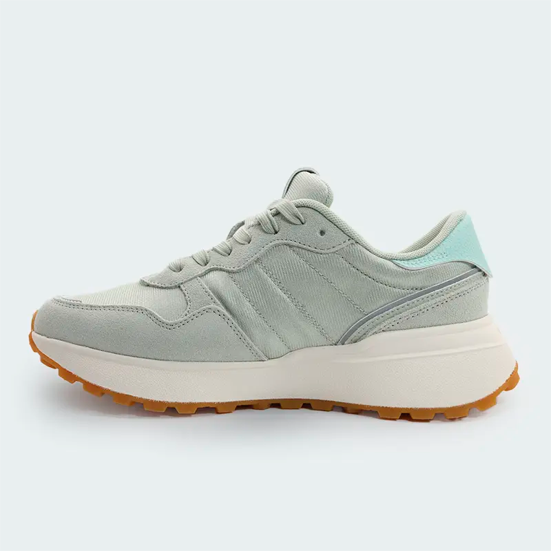 Tenis Tommy Hilfiger Suede Cleat Trainers Menta Mujer