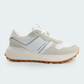 Tenis Tommy Hilfiger Suede Cleat Trainers Blanco Mujer