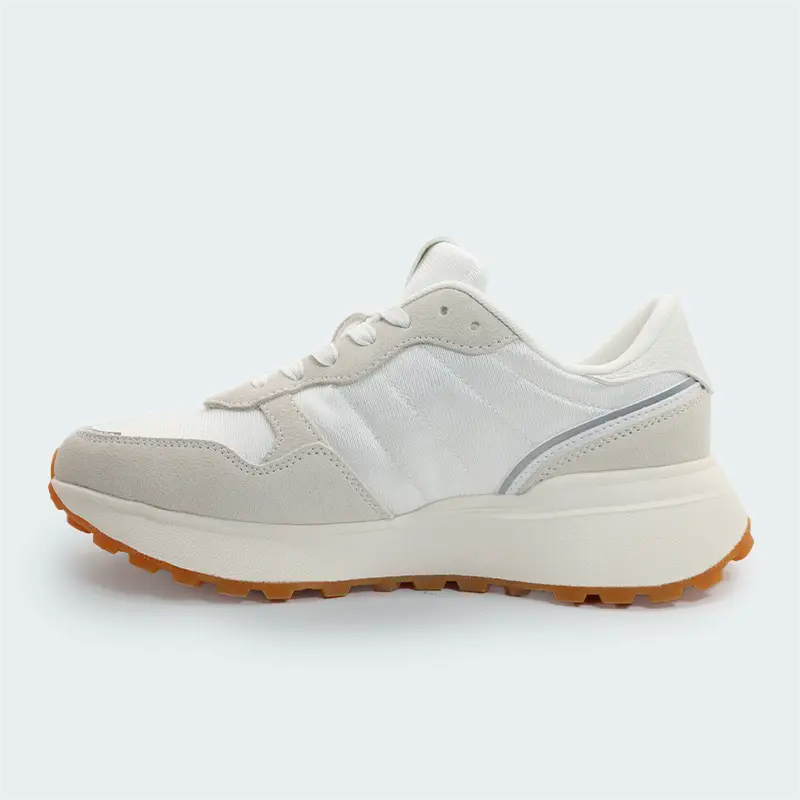 Tenis Tommy Hilfiger Suede Cleat Trainers Blanco Mujer