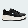 Tenis Tommy Hilfiger Retro Basket Negro Mujer