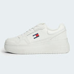 Tenis Tommy Hilfiger Retro Basket Blanco Mujer