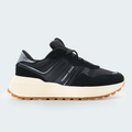 Tenis Tommy Hilfiger Suede Cleat Trainers Negro Mujer