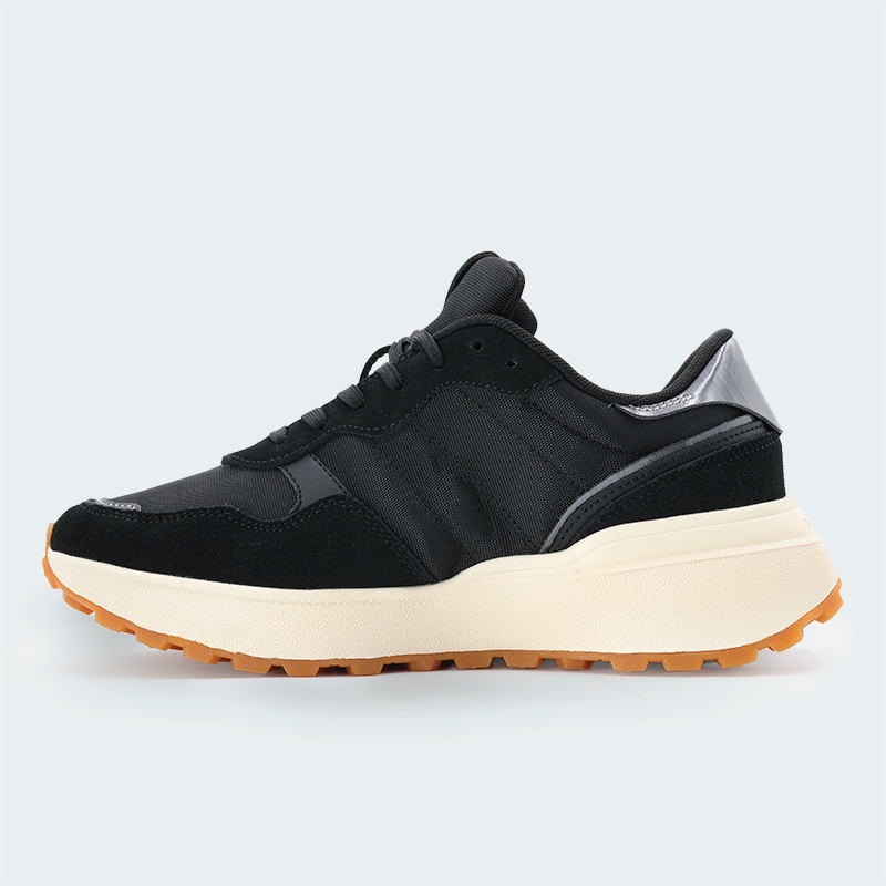 Tenis Tommy Hilfiger Suede Cleat Trainers Negro Mujer