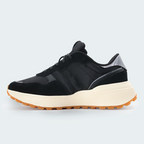 Tenis Tommy Hilfiger Suede Cleat Trainers Negro Mujer