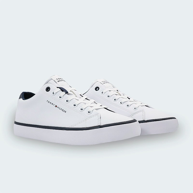 Tenis Tommy Hilfiger Hi Vulc Core Low Leather Hombre