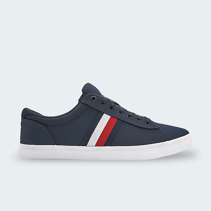 Tenis Tommy Hilfiger Iconic Vulc Stripes Mesh Hombre