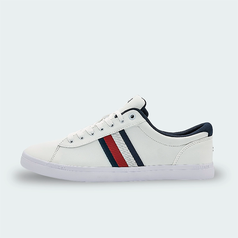 Tenis Tommy Hilfiger Iconic Vulc Stripes Mesh Hombre