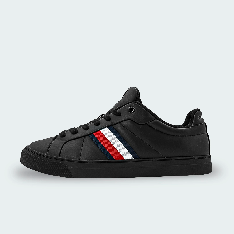 Tenis Tommy Hilfiger Icon Court Negro Hombre