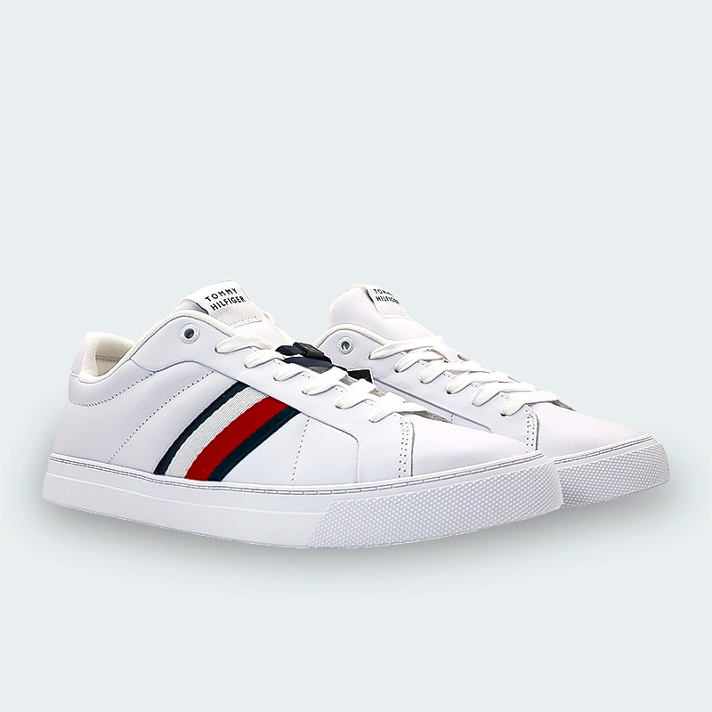 Tenis Tommy Hilfiger Icon Court  Blanco Hombre