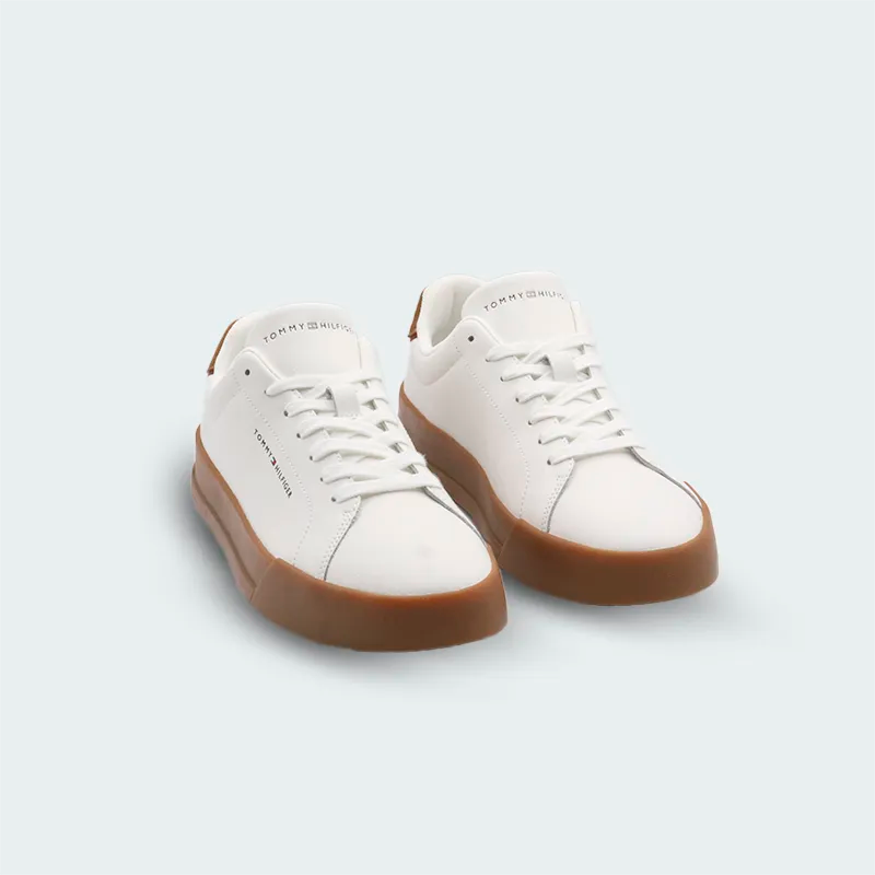 Tenis Tommy Hilfiger Court Trainers Blanco Hombre