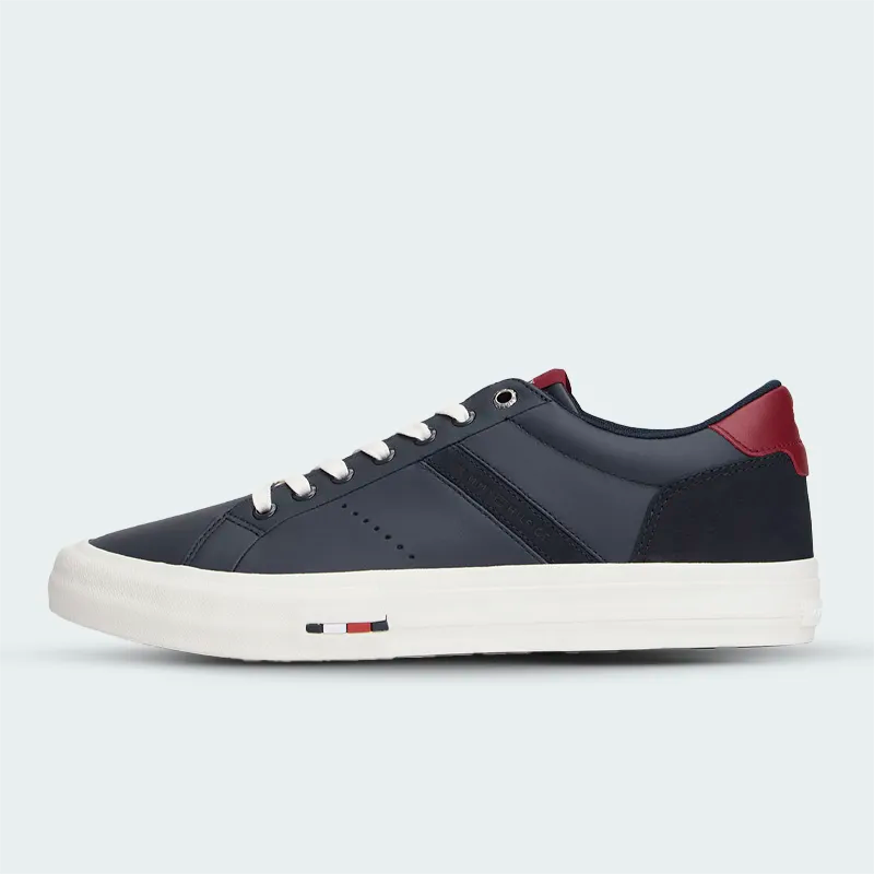Tenis Tommy Hilfiger Mix Texture Azul Hombre