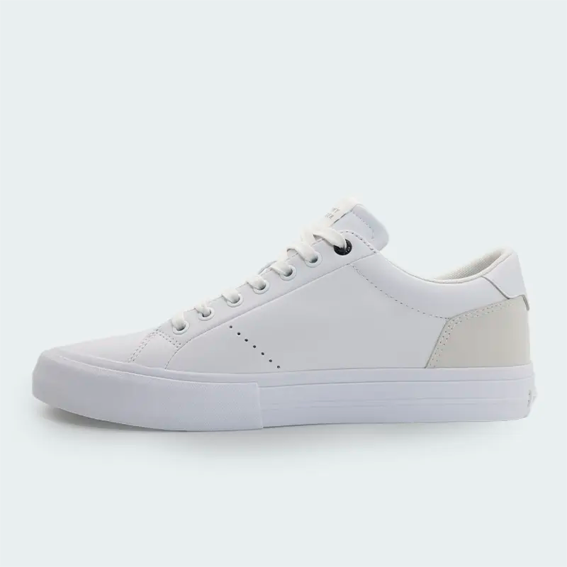 Tenis Tommy Hilfiger Mixed Texture Blanco Hombre