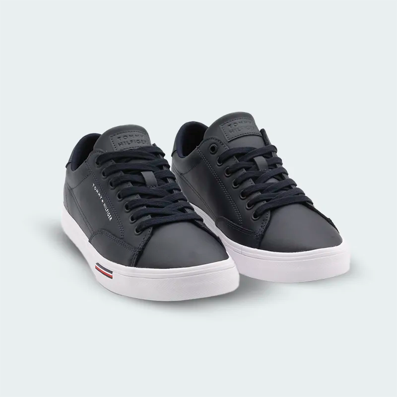Tenis Tommy Hilfiger Signature Midsole Lace up Azul Oscuro Hombre
