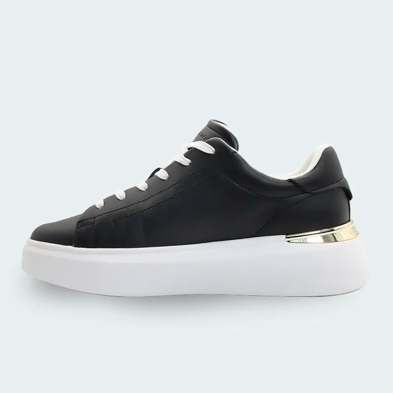 Tenis Tommy Hilfiger Fashion Court Negro Mujer