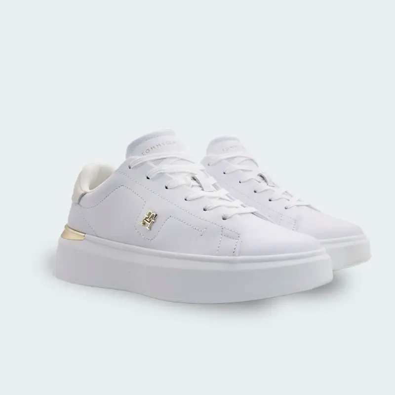 Tenis Tommy Hilfiger Fashion Court Blanco Mujer