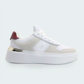Tenis Tommy Hilfiger Mixed Texture Court Blanco Mujer