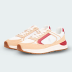 Tenis Tommy Hilfiger Texture Mix Beige Mujer
