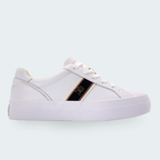 Tenis Tommy Hilfiger Vulc Webbing Blanco Mujer